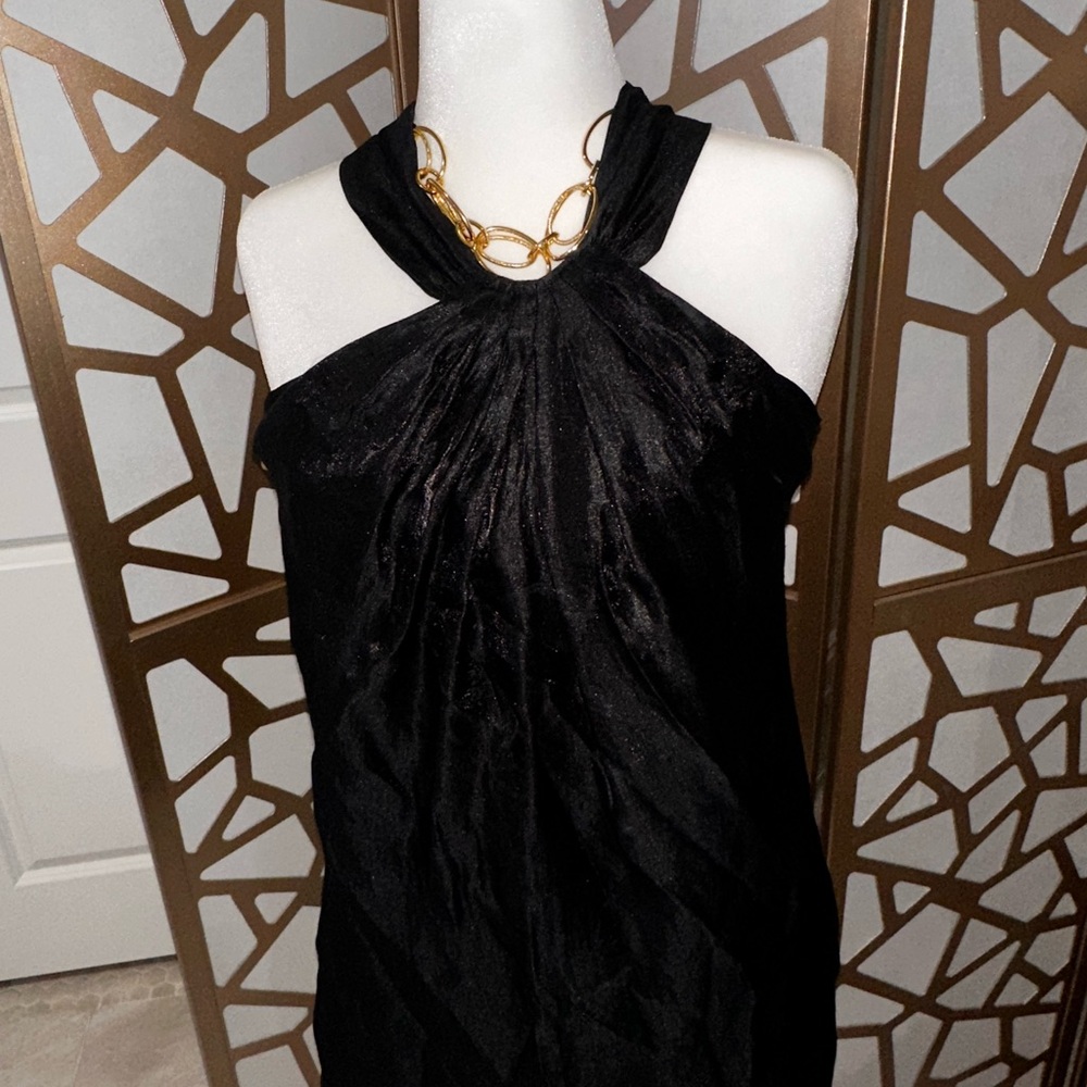 Cache Black Strapless Dress